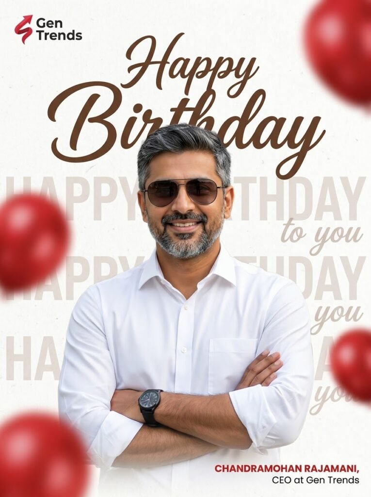 Professional Corporate Birthday Poster Design